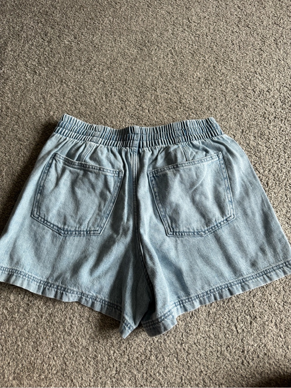 Universal Thread Light Blue Denim Drawstring Shorts - Picture 2 of 2